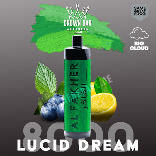 Al Fakher Vape 8000 Puffs Lucid Dream Liquid